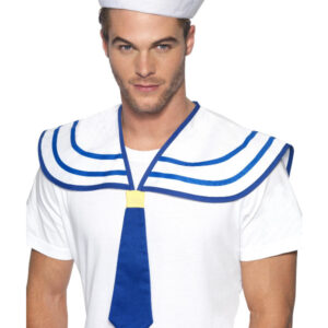 Sailor Neck Tie, White