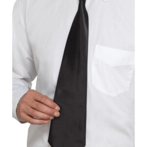 Deluxe Black Gangster Tie, Black
