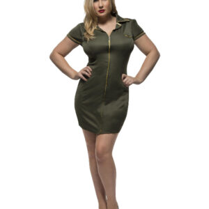 Fever Curves Army Costume, Khaki