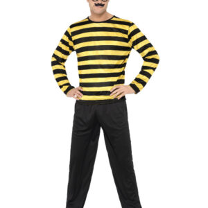 Where's Wally? Odlaw Costume, Black & Yellow