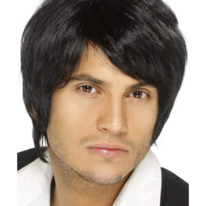 Boy Band Wig, Black