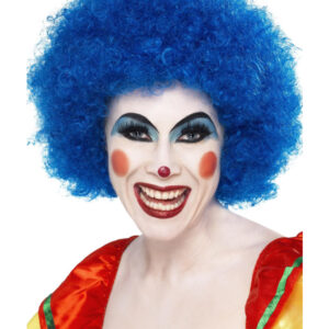 Crazy Clown Wig, Blue