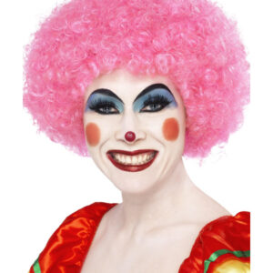 Crazy Clown Wig, Pink