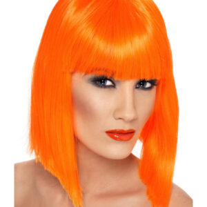 Glam Wig, Neon Orange