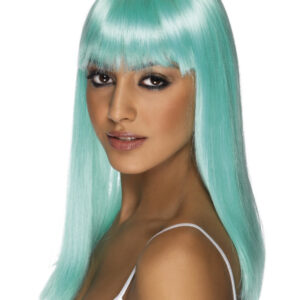 Glamourama Wig, Neon Aqua