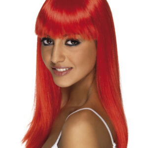 Glamourama Wig, Neon Red
