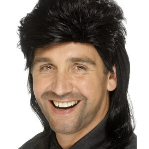 Mullet Wig, Black