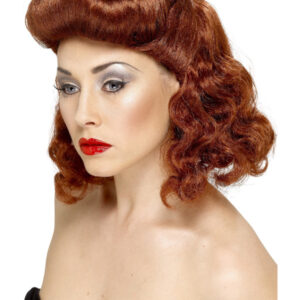 Pin Up Girl Wig, Auburn
