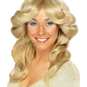 70s Flick Wig, Blonde