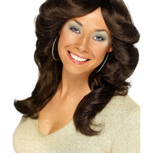 70s Flick Wig, Brown