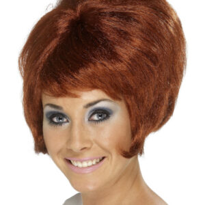 60s Beehive Wig, Auburn