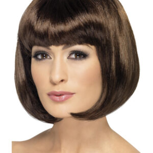 Partyrama Wig, 12 inch, Brown