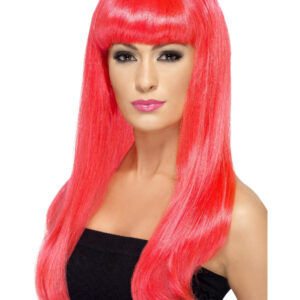 Babelicious Wig, Neon Pink
