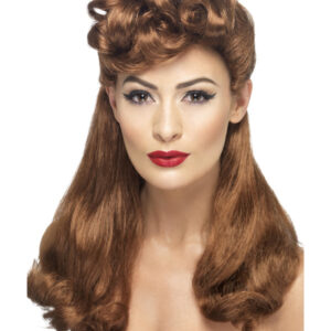 40s Vintage Wig, Auburn