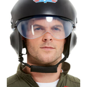 Top Gun Deluxe Helmet, Black