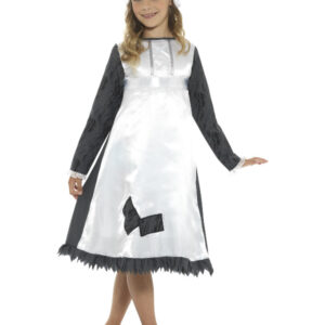Victorian Maid Costume, Blue & White