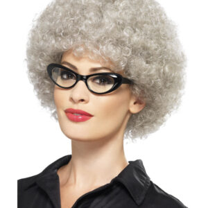 Granny Perm Wig, Grey
