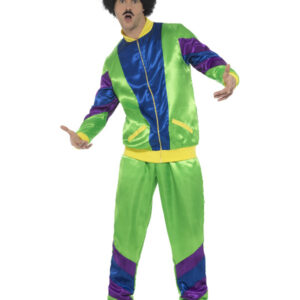 80s Height of Fashion Shell Suit Costume, Male, Gr