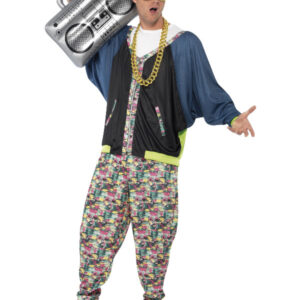 80s Hip Hop Costume, Patterned