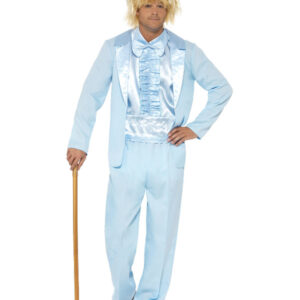 90s Stupid Tuxedo Costume, Blue