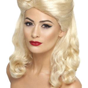 40s Pin Up Wig, Blonde