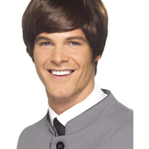 60s Male Mod Wig, Brown