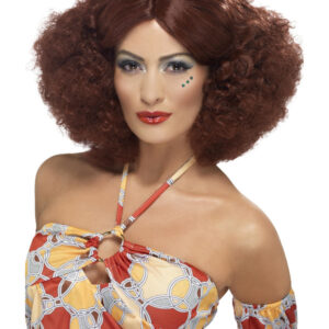 70s Afro Wig, Auburn