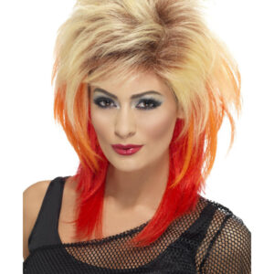 80s Mullet Wig, Blonde