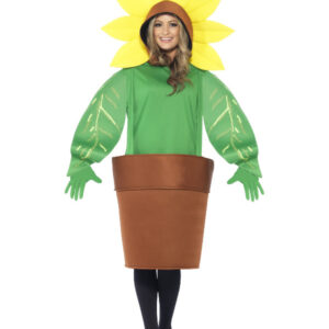 Sunflower Costume, with Top with Attached Hood, Gr