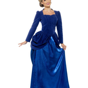 Deluxe Victorian Vixen Costume, Blue