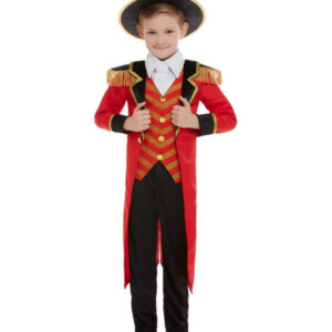 Deluxe Ringmaster Costume, Red