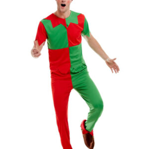 Elf Costume, Green & Red