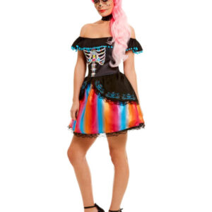 Day of the Dead Senorita Ombre Costume, Black