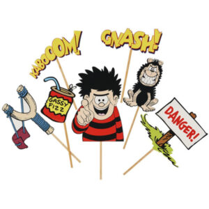 Beano Tableware Party Photo Props x7