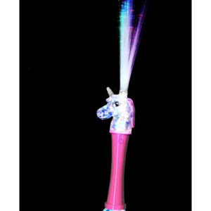 Unicorn Fibre Optic Wand, Light Up, Pink & Blue