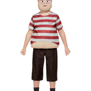 Addams Family Pugsley Costume, Burgundy