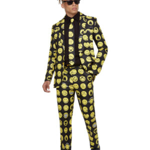 Smiley Stand Out Suit, Yellow & Black