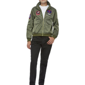 Top Gun Maverick Bomber Jacket, Green