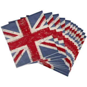 Union Jack Vintage Style Print Paper Napkins