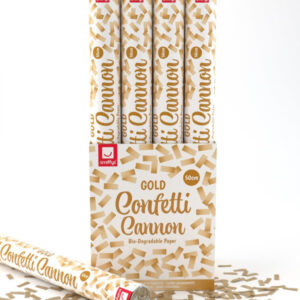 50cm Confetti Cannon, Gold, DB of 12