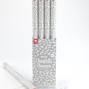 80cm Confetti Cannon, White, DB of 12