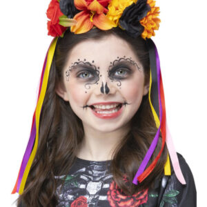 Kids DOTD Colourful Rose Headband