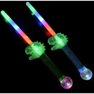 LED Light Up Dinosaur Wand
