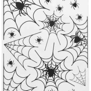 Spider Window Stickers, 1 Sheet