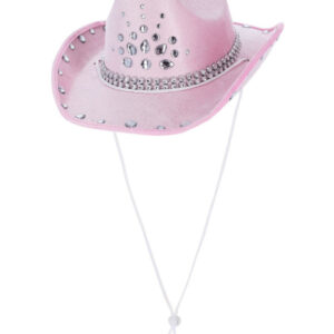 Baby Pink Rhinestone Cowboy Hat