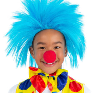 Kids Blue Spike Wig
