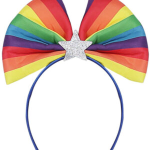 Rainbow Flag Bow Headband