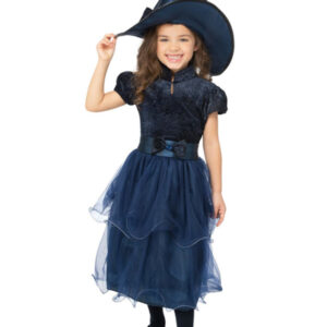 Deluxe Midnight Witch Costume, Blue
