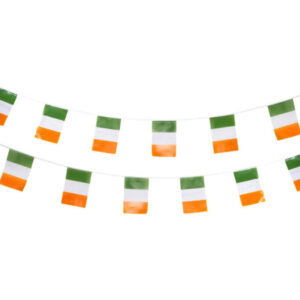 St Patricks Day Rectangle Bunting, Plastic