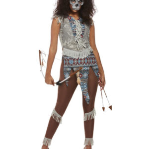 Dark Spirit Warrior Costume, Blue